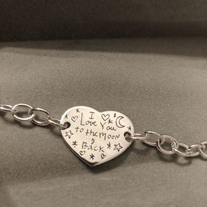 Love you to the moon and back bracelet
